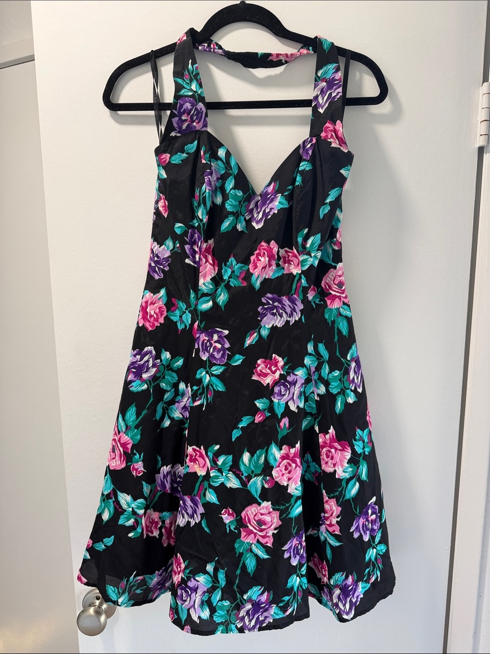 Floral Vintage Rampage Halter Dress